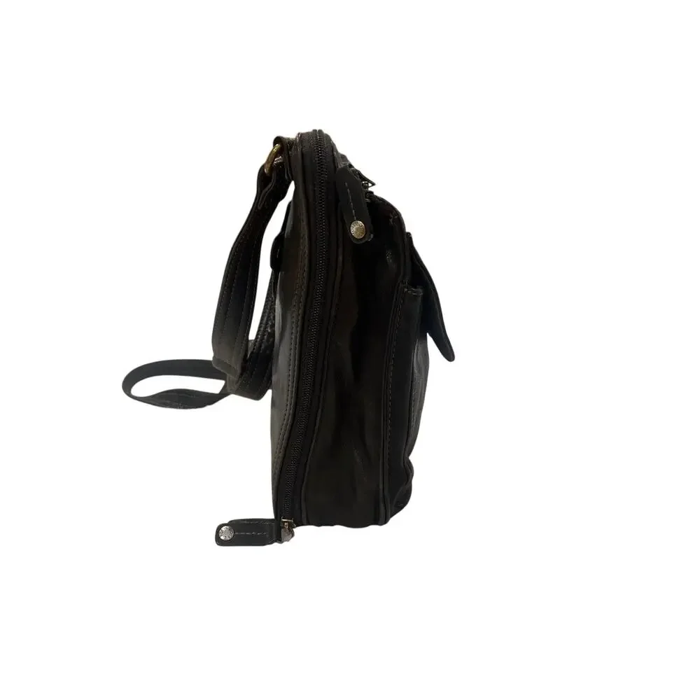 Vintage Fossil ZB8944 Leather Cross Body Travel Bag